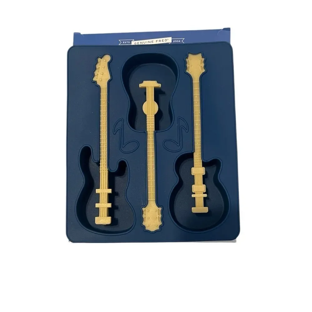 Fred Cool Jazz NIB Guitar Shaped Ice Cube Tray